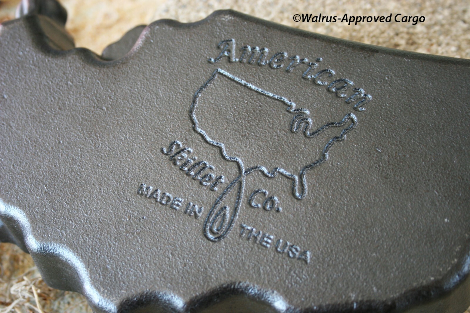 CRATE & BARREL AMERICAN CAST IRON SKILLET -NIB- COOK UP SOME TASTY USA TREATS!