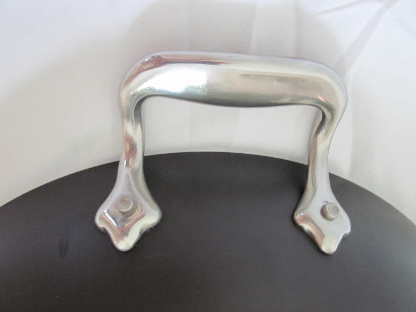 All Clad LTD 12 Stainless Steel Stir Fry Wok Pan Flat Bottom Beautiful Condition