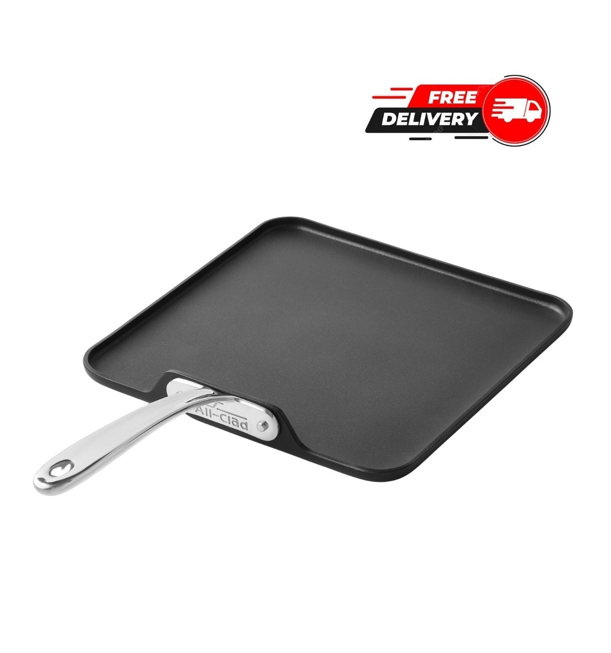 All-Clad HA1 Hard Anodized Nonstick 11-Inch Flat Square Griddle, New