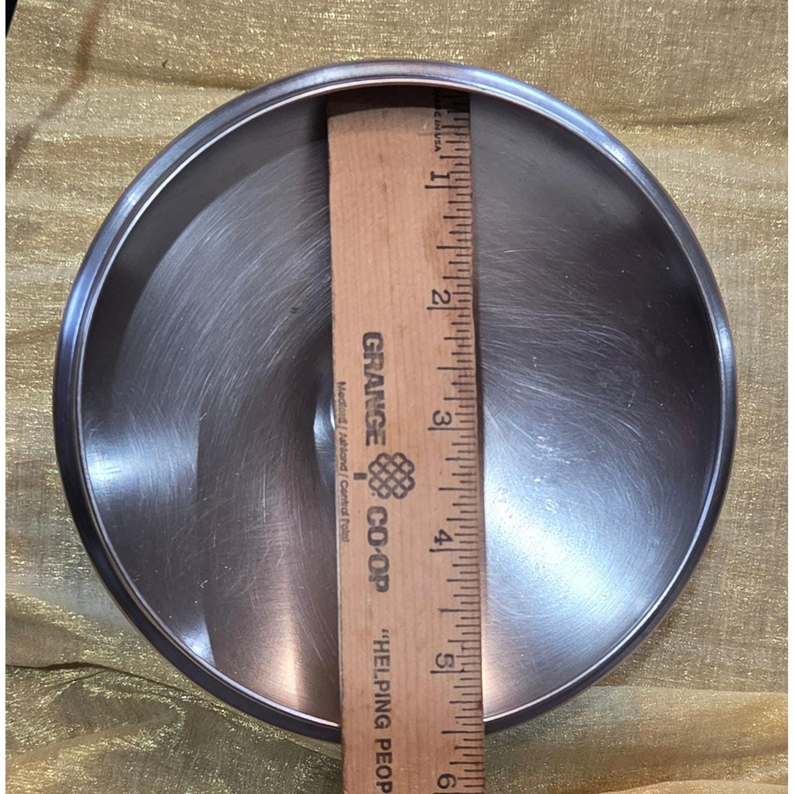 Vintage Revere Ware Stainless Steel Replacement Lid 6.25 Inch Circular Pot Cover