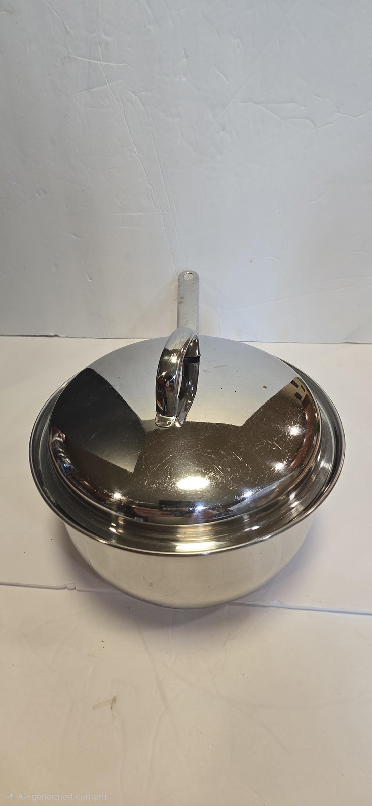 Chef’sMark Saucepan 2.5 Qt Stainless Steel Silver 8 Inch With Lid Cookware