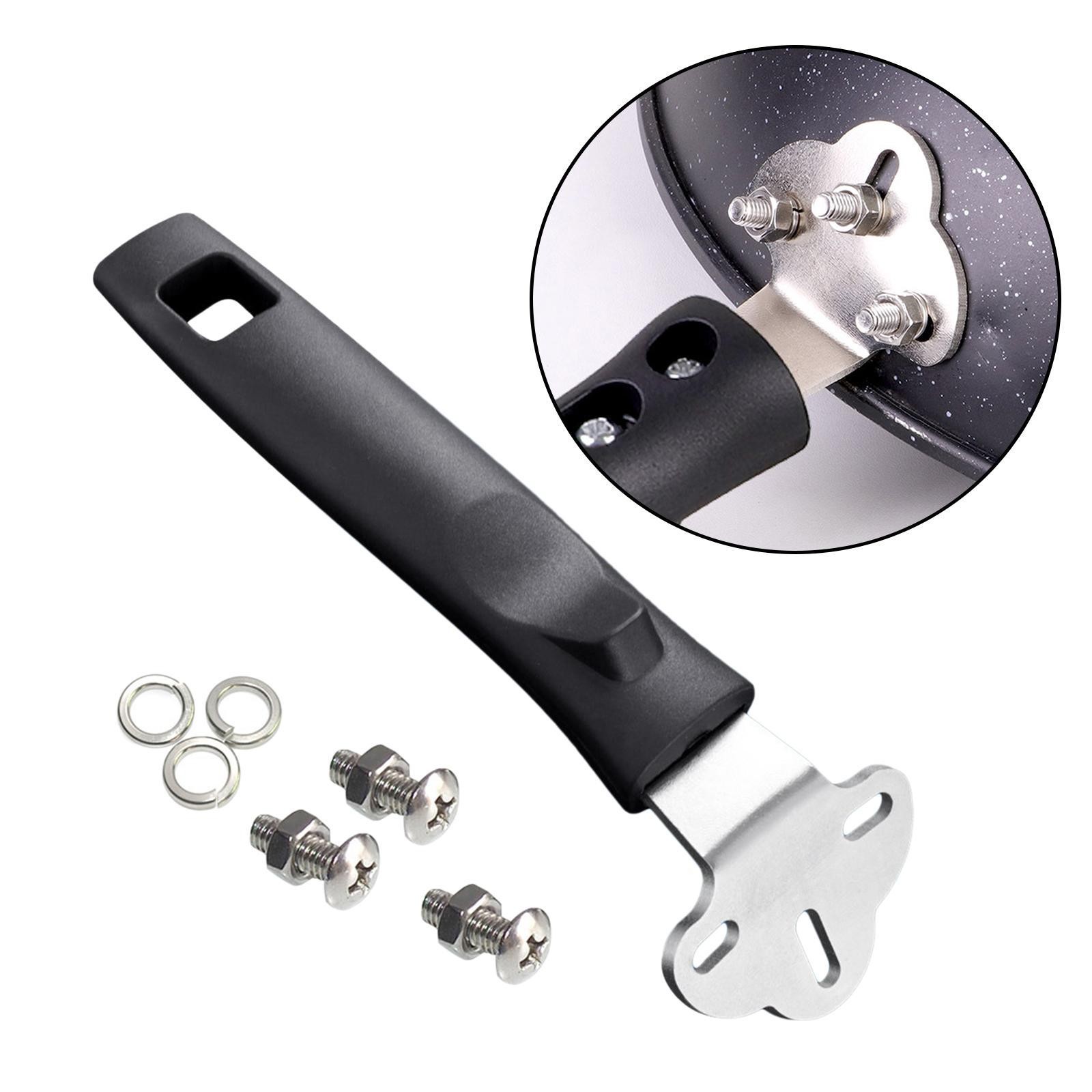 Cookware Pot Handle with M6x14mm Screws Cookware Accessories Non Slip Bakelite