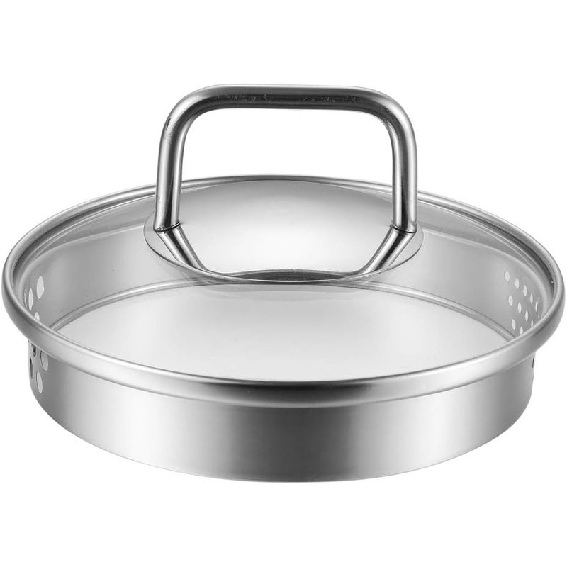 2 Quart Stainless Steel Saucepan W/ Glass Lid Strainer Cooking Pot Heavy Duty US