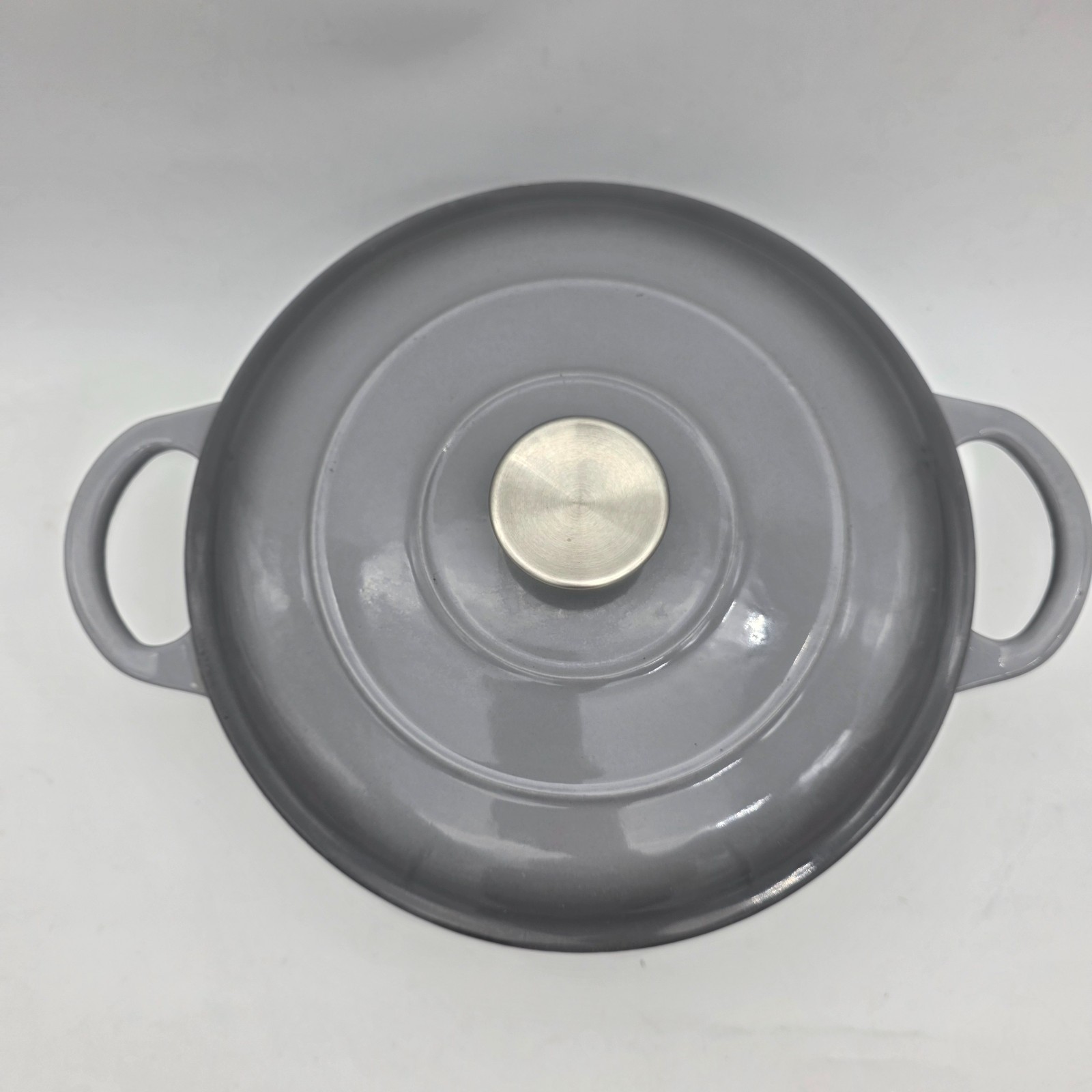 10” Masterclass Premium Collection Cast Iron Casserole Dutch Oven Gray