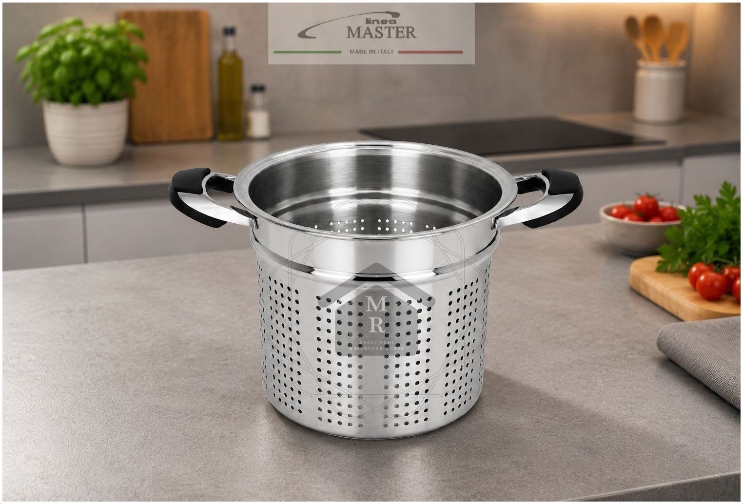 Spaghetti basket Ø 24 cm stainless steel 18/10 pasta cooker and vegetables