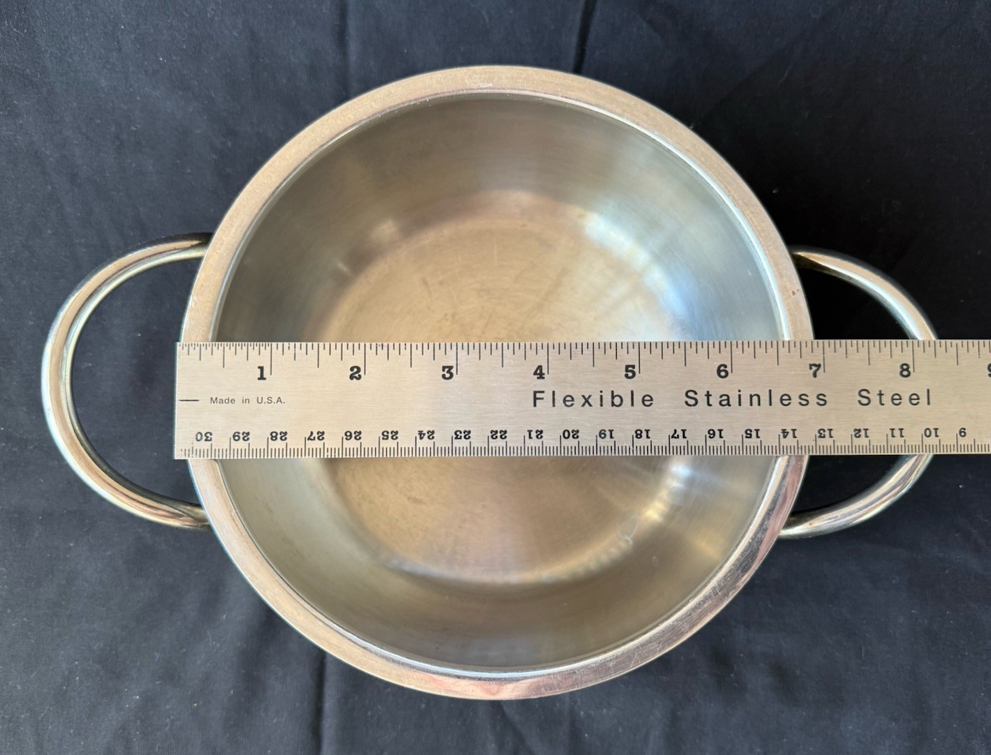 Korkmaz for Induction Cooktops. 16cm. 18/10 CR Ni Stainless Steel Pot w/ Lid