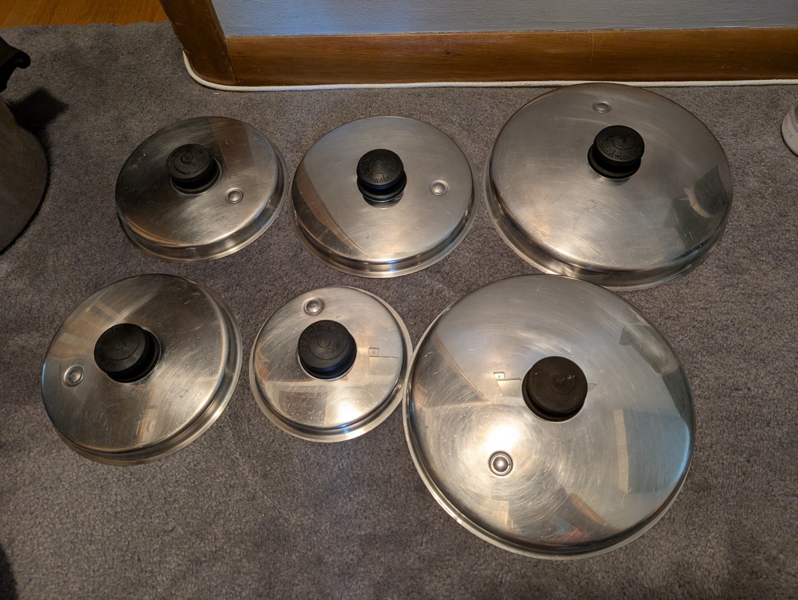 SALADMASTER 18-8 Tri-Clad Stainless Steel 15 Piece Vintage Cookware Set Made USA