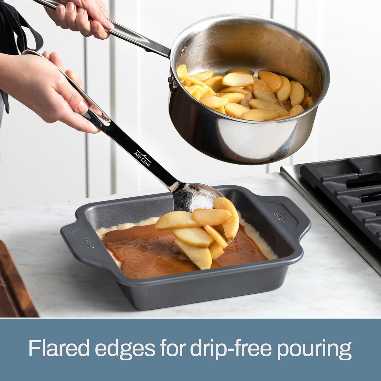 Stainless Steel Saucepan for Even Heat Distribution