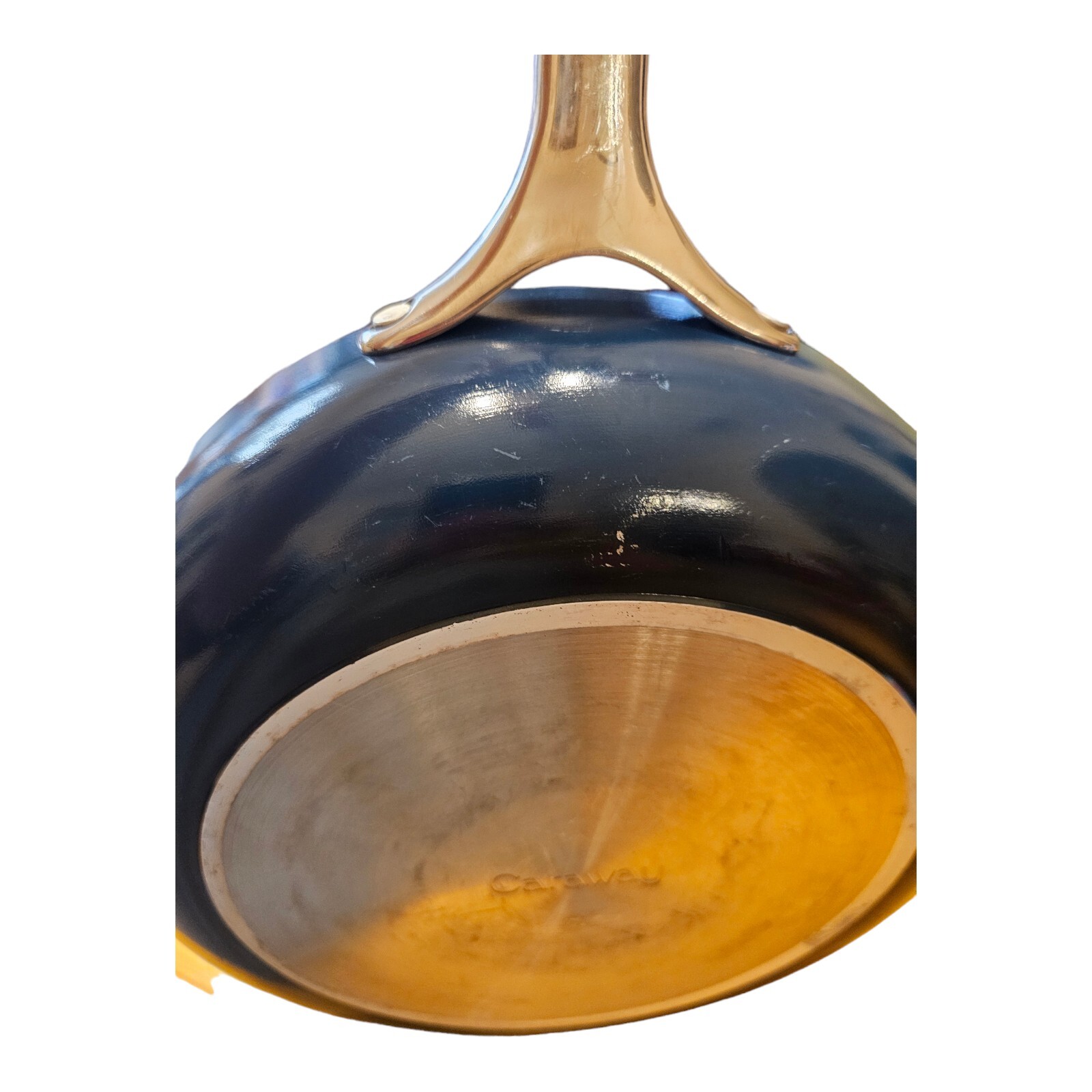 Caraway Home Navy Blue Non-Stick Ceramic 4.5 qt Saute Pan & 3qt Sauce Pan W/Lids