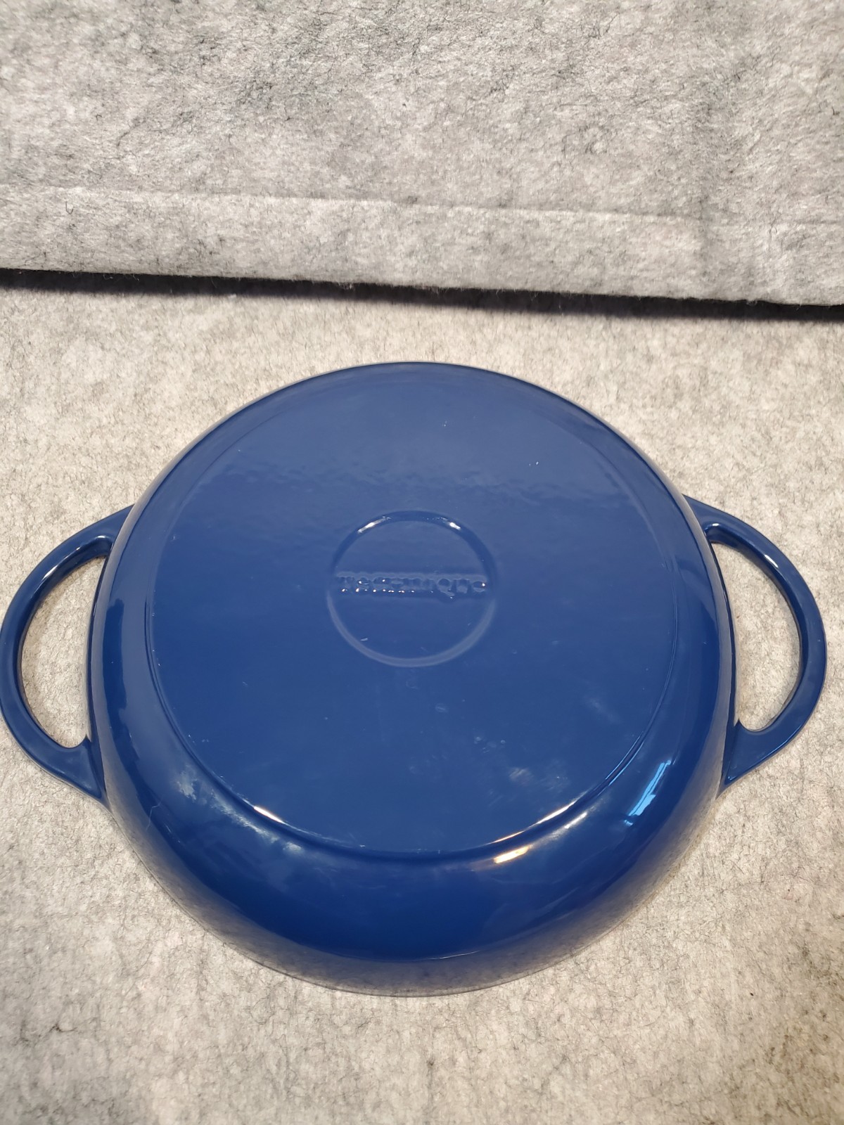 Technique Enameled Cast Iron Pan Blue 10″ Everyday Openware