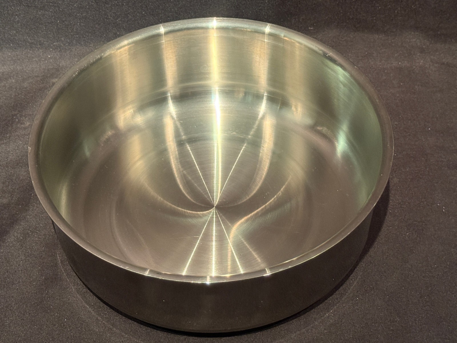 Saladmaster Insert 2.5Qt Surgical Stainless Steel Pudding Double Boiler Lid Bowl