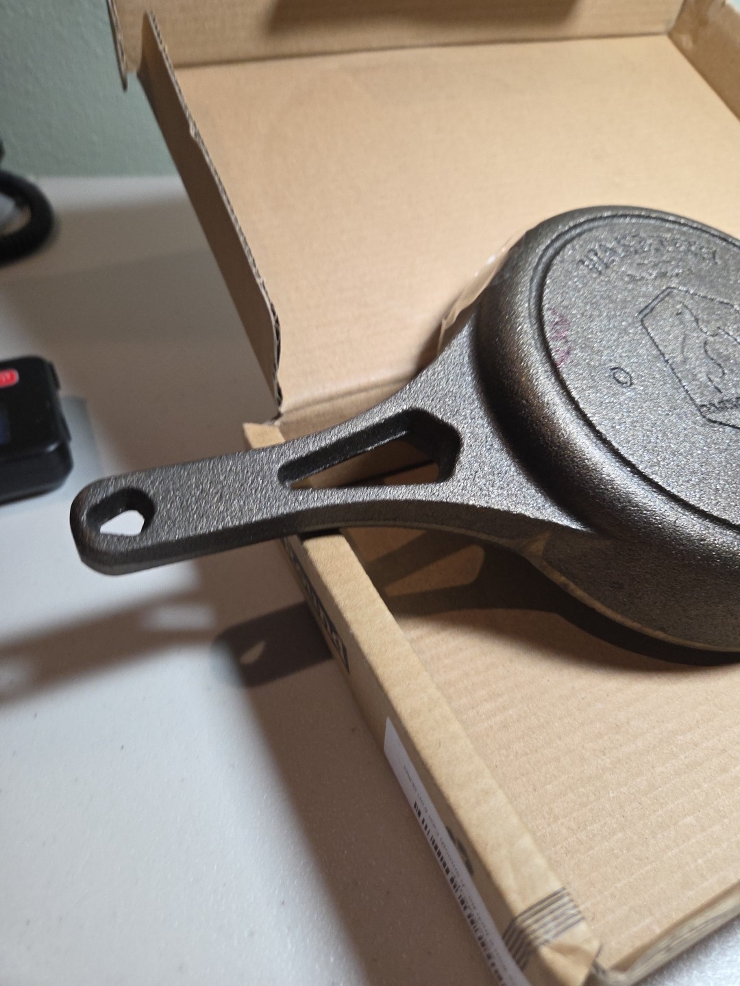 6 Inch Smooth Wasatch Pre-Seasoned Round Cast Iron Skillet