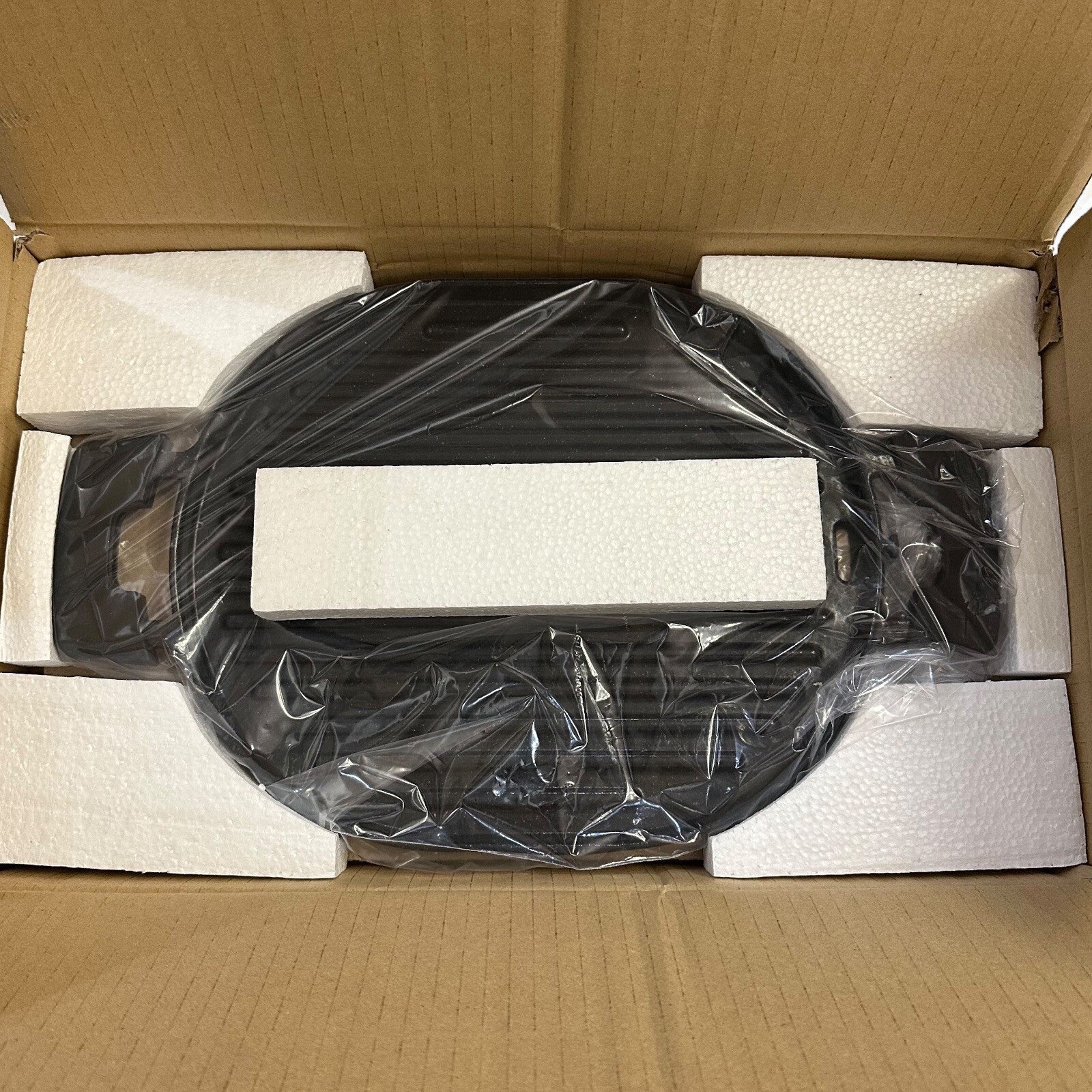 Precision NuWave Cast Iron Grill Model Black 31104A 16.5 x 10.25 in READ