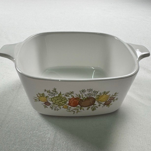 Corning Ware Spice O Life P-43-B 2 3/4 Cup Square Casserole Dish Petite Pan USA