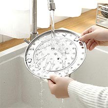 Round Steamer Rack 1pcs with Silicone Liners, Stainless Steel Food Steamer