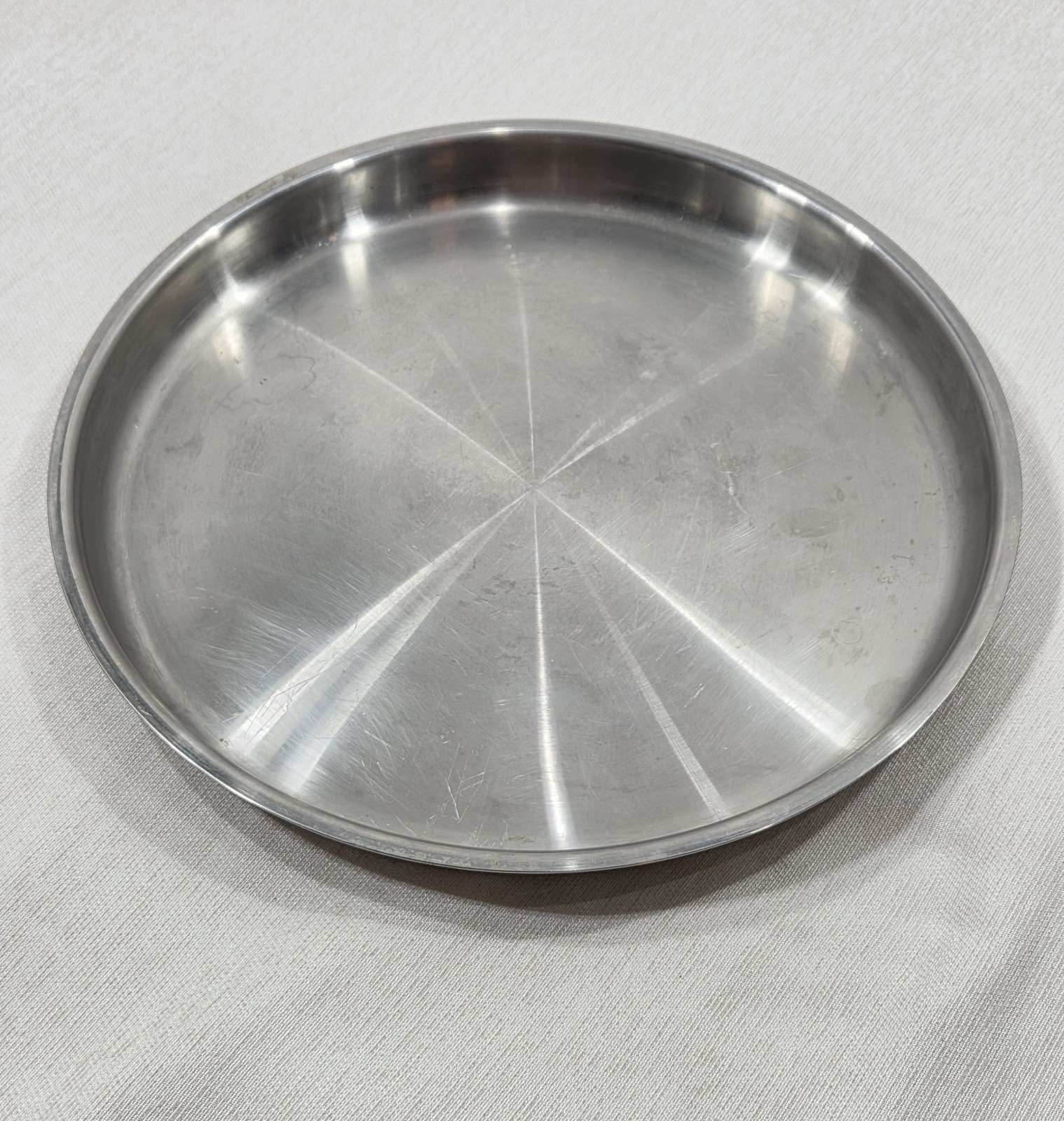 Saladmaster 13″ Deep Dish Griddle Pizza Pan Stainless Steel