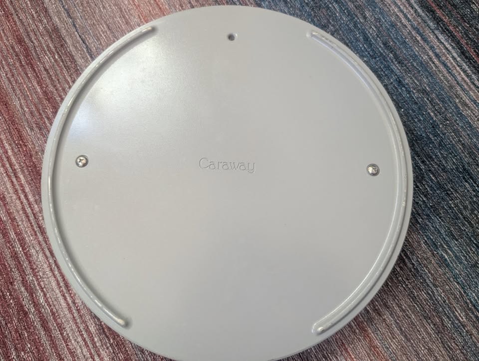 Caraway 10.5in Fry Pan Non-Stick Ceramic w/Lid-Cream-Used