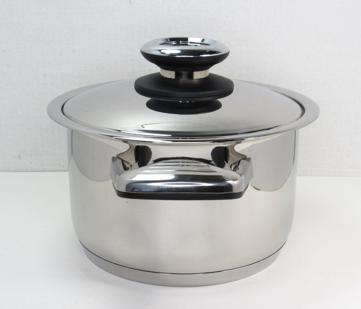 Platinum Professional Cookware System Titanium 24 Elements 4 Qt Pot T304S + Lid