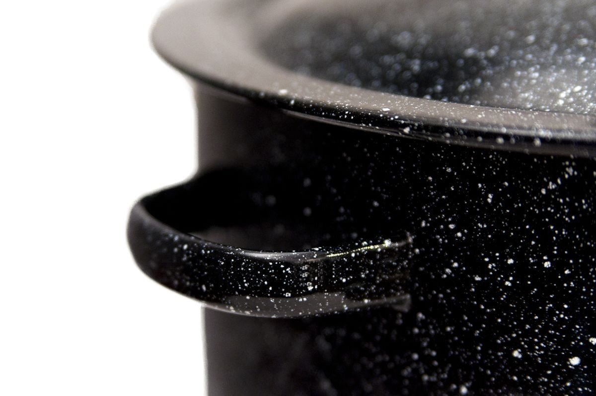 Granite Ware Stock Pot, 12 Qt – Speckled Black