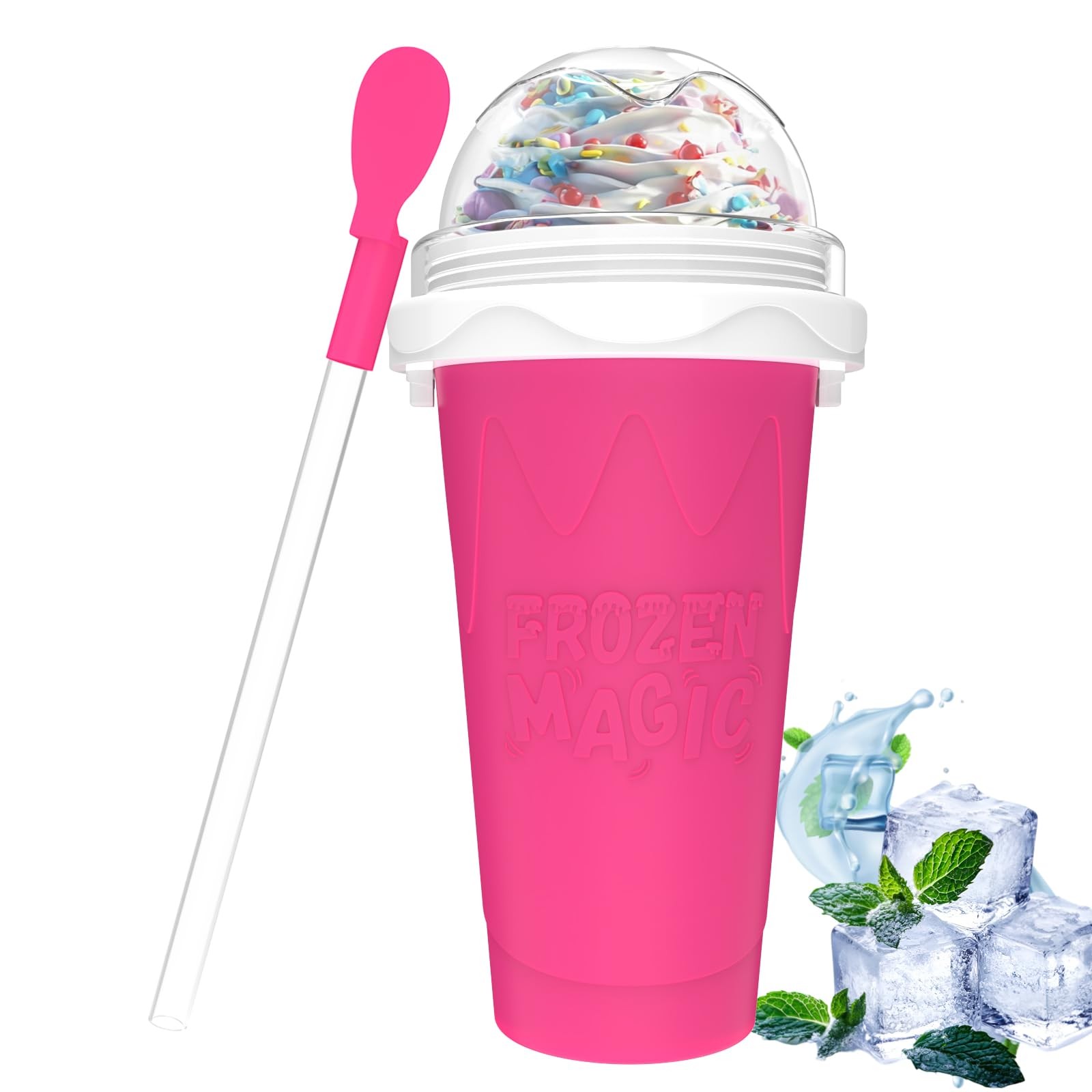 Slushie Maker Cup, Magic Quick Frozen Smoothies Cups for Homemade Milk Shake …