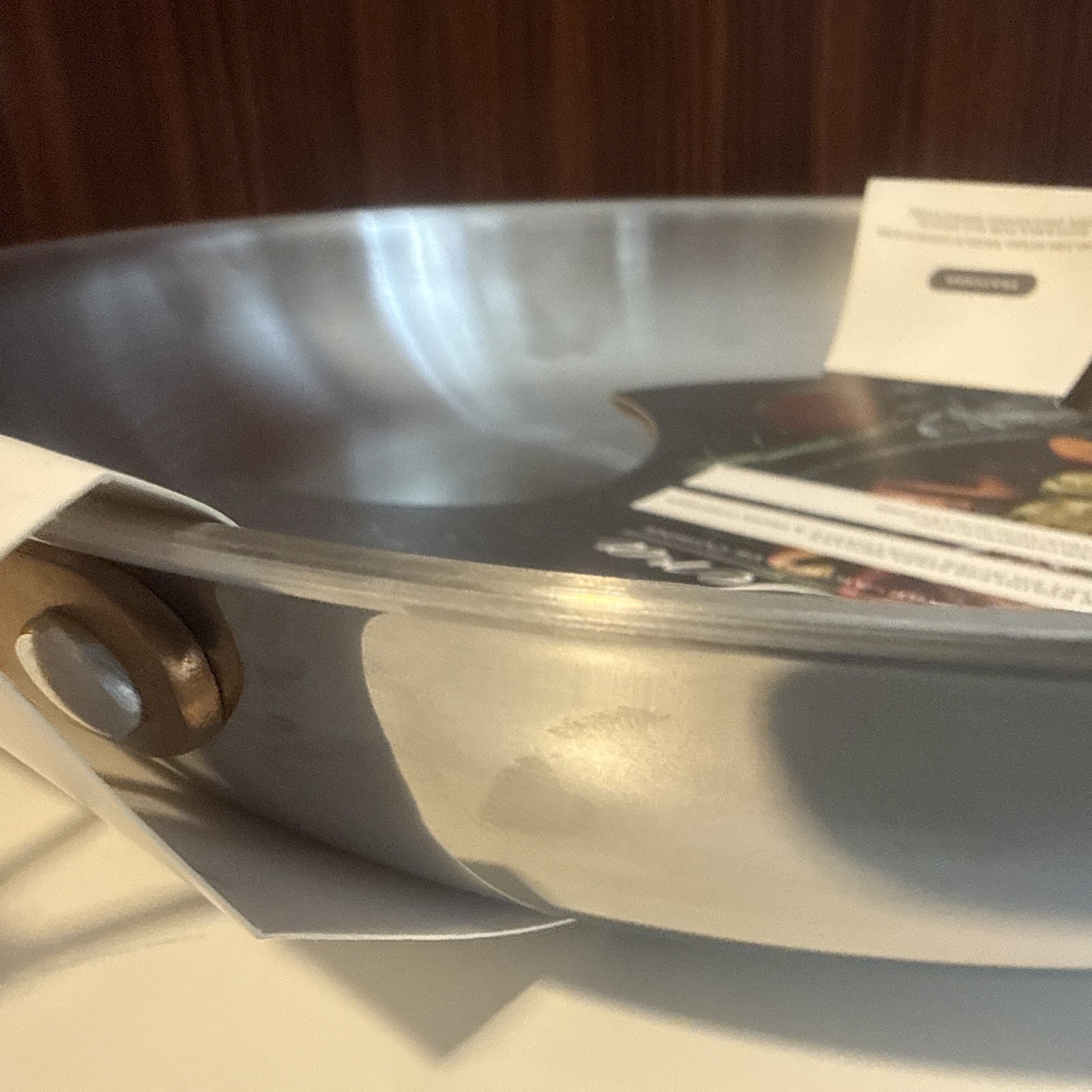 11″ Stainless Steel skillet cookware pan for all stove tops including induction