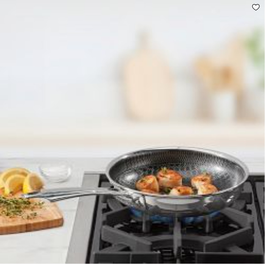 Cuisinart FusionElite+ Hybrid Stainless Steel Ceramic Nonstick Skillet Pan