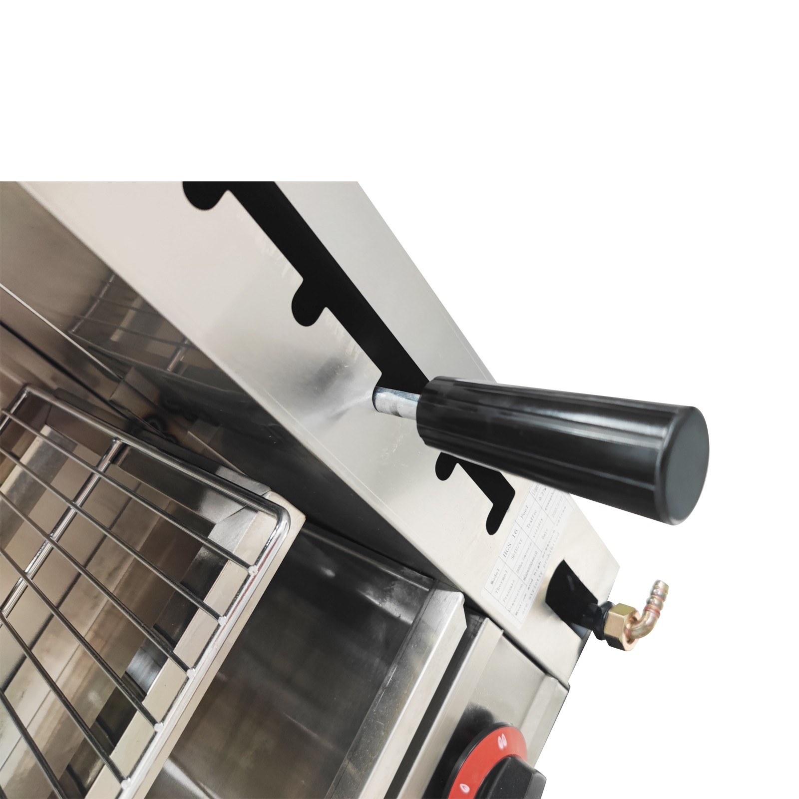 Single Layer LPG Chicken Roaster Oven Tabletop Cheese Melter Adjustable Lever