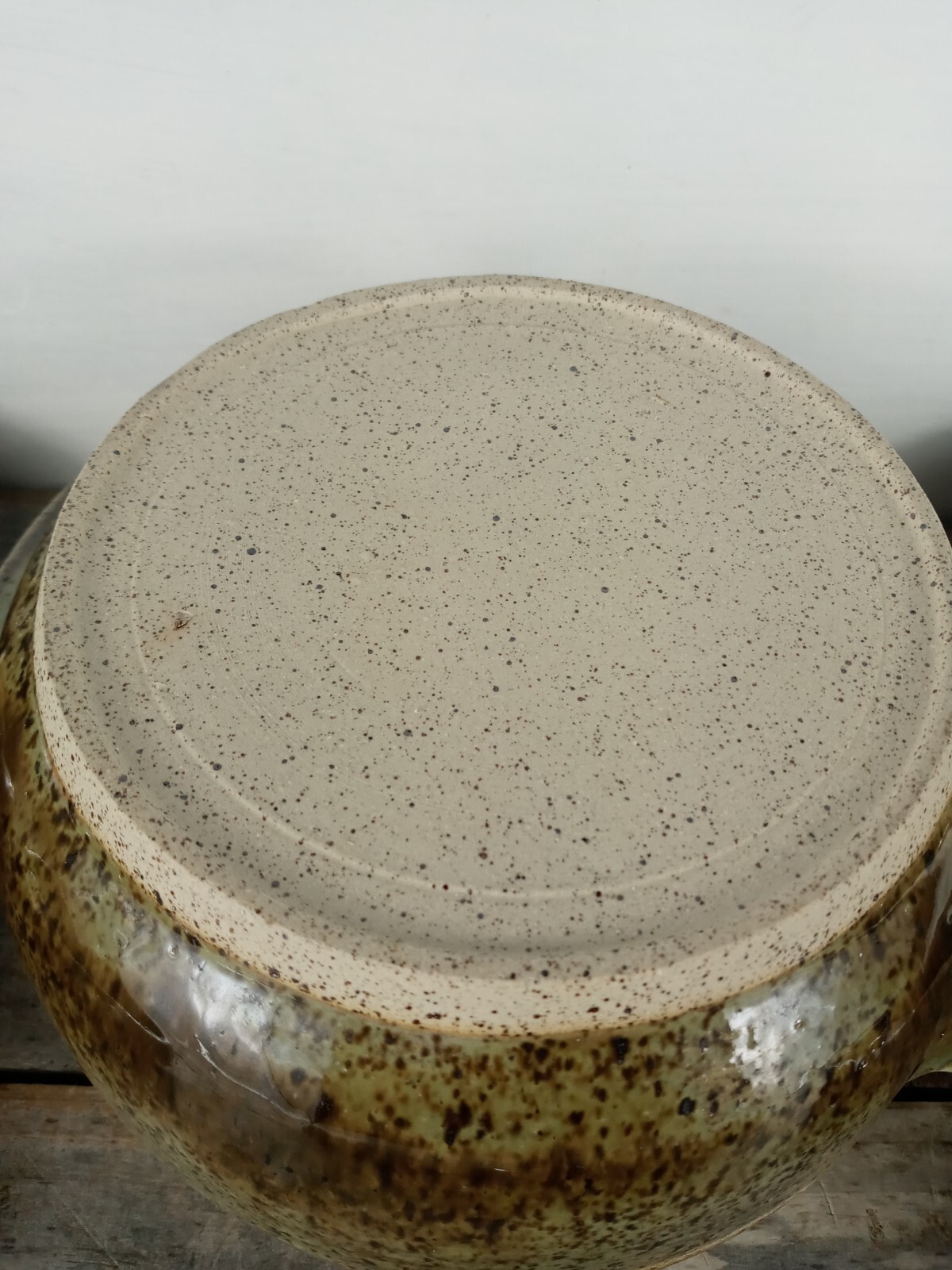 Hand Made Glazed Earthenware Set Crock Pottery with 6 Serving Dishes