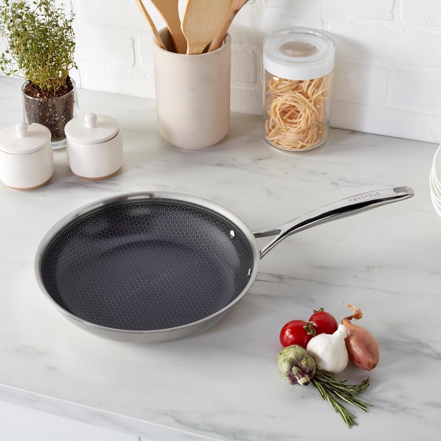 Paradigm 10-Inch Ceramic Fry Pan Oven Safe Up To 500°F | Free of PFAS PFOA PTFE