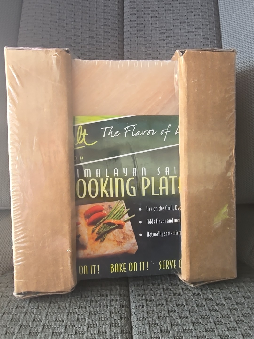 Salt Rox Himalayan Salt Block Cooking Plate By Kentucky Proud.