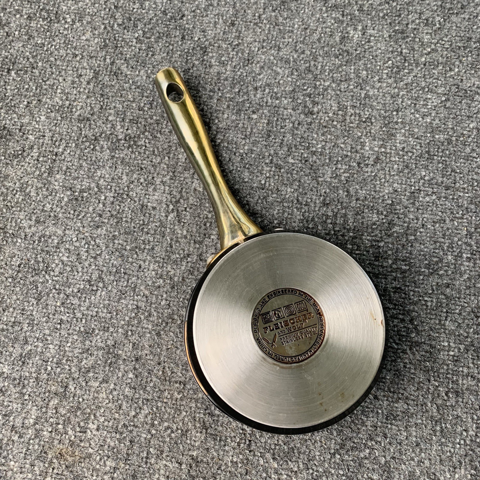 Fleischer And Wolf Small Saucepan Pot Pan Stainless Steel (24 Ounces) “No Lid”
