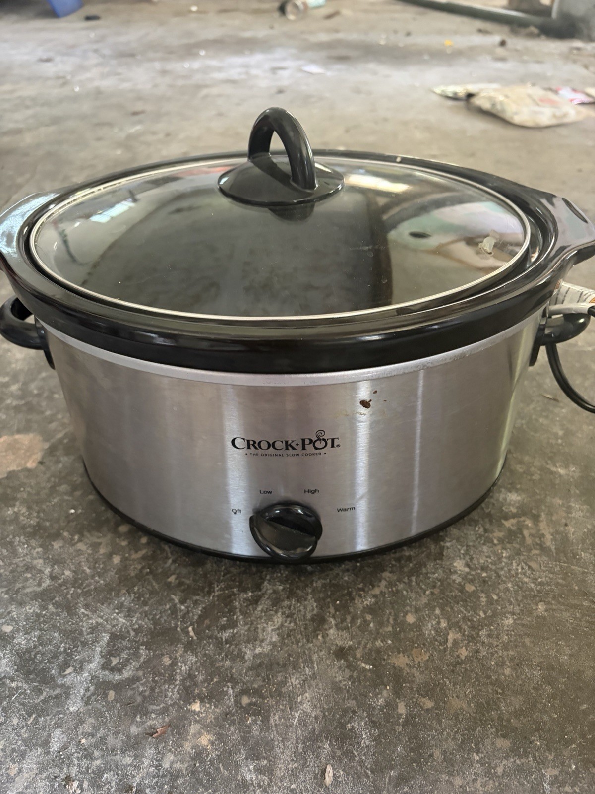 Stainless Steel Crockpot- Great Condition!
