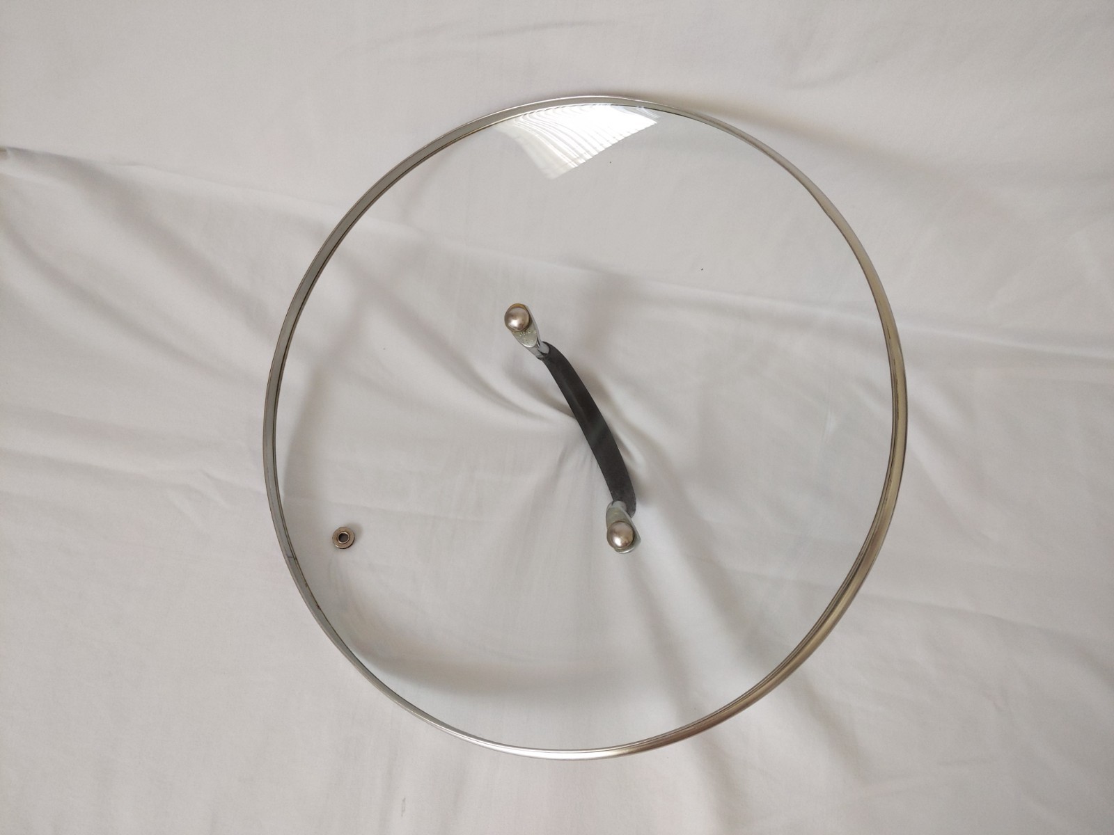 Glass Pot Pan Saucepan Lid Replacement Round Rim: 11.5 in Large Cookware Glass
