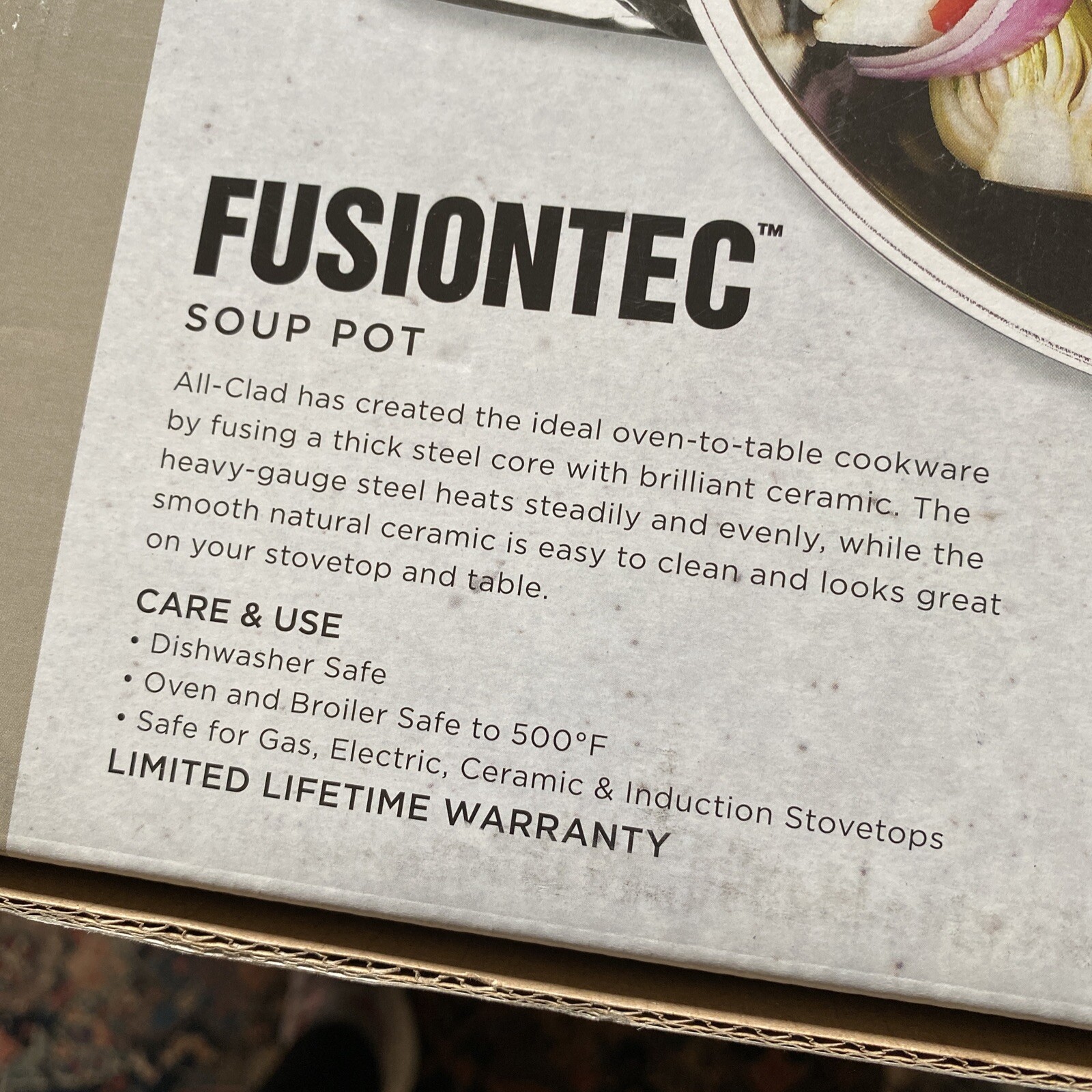 All-Clad FUSIONTEC™ 4 Qt. Soup Pot with lid (ONYX ) $325- Germany