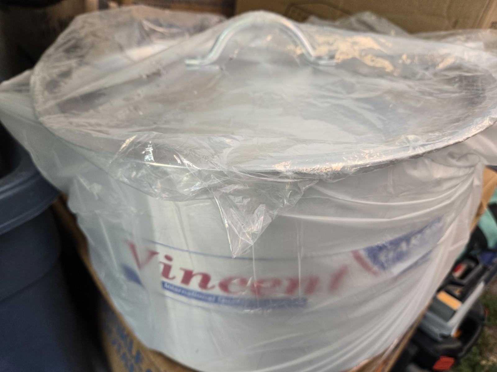 Vincent Int. Commercial X-Large Heavy Gauge Aluminum Pot 14×8″
