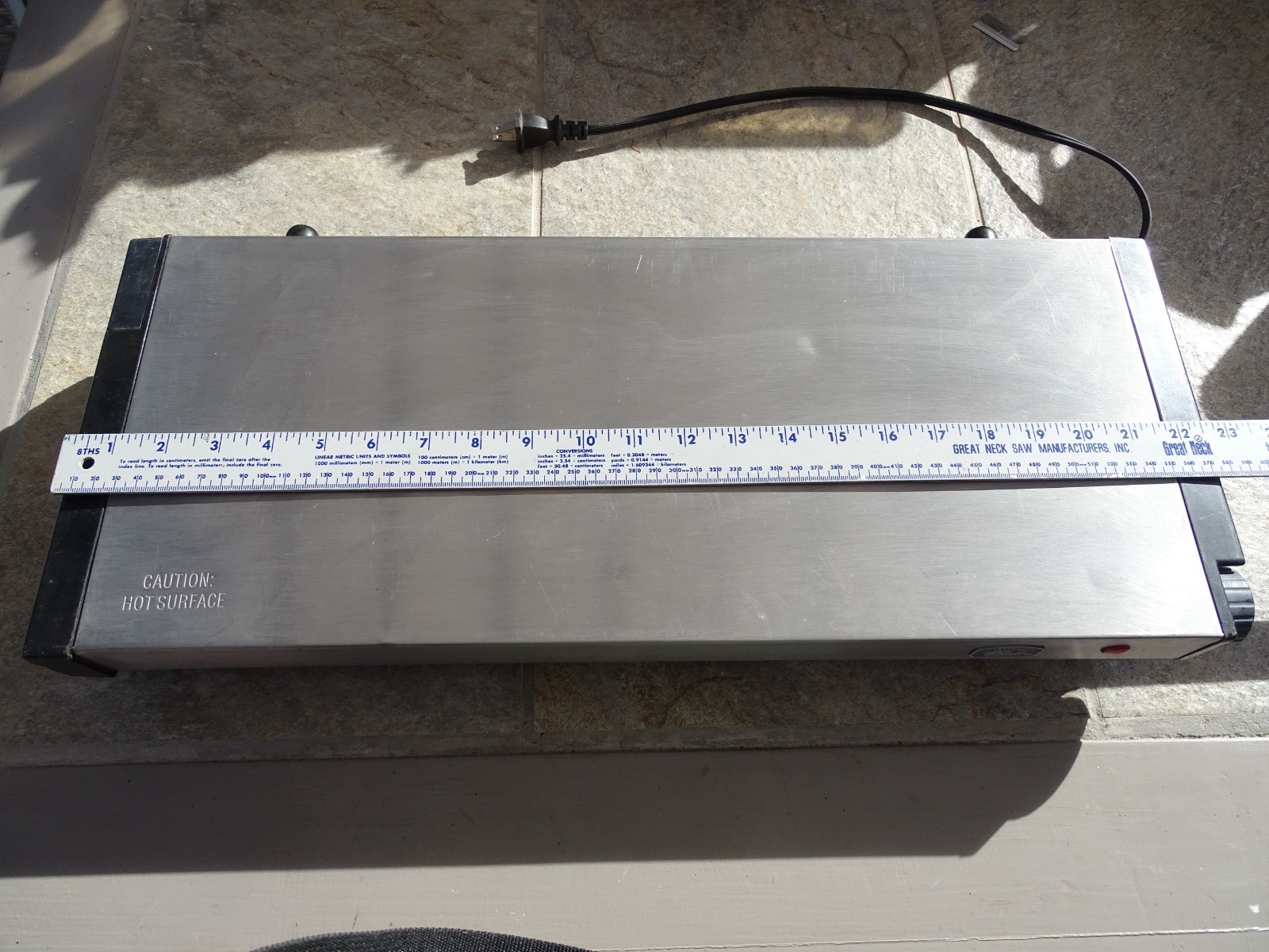 Wolfgang Puck Bistro Warming Tray 22.5” Long Model BWT00015 AC120V 60Hz 300W