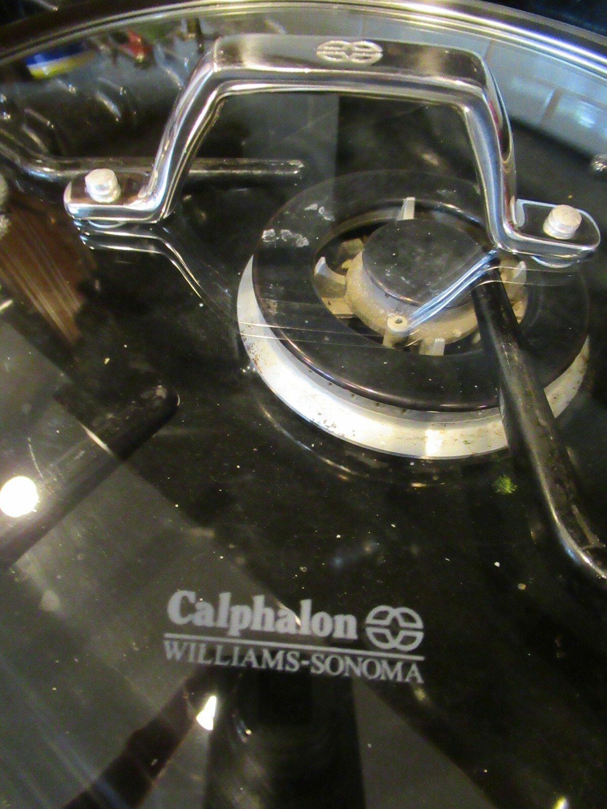 Calphalon Williams Sonoma Frying Pan Lid for a 12″ Pan Glass Clear VERY NICE