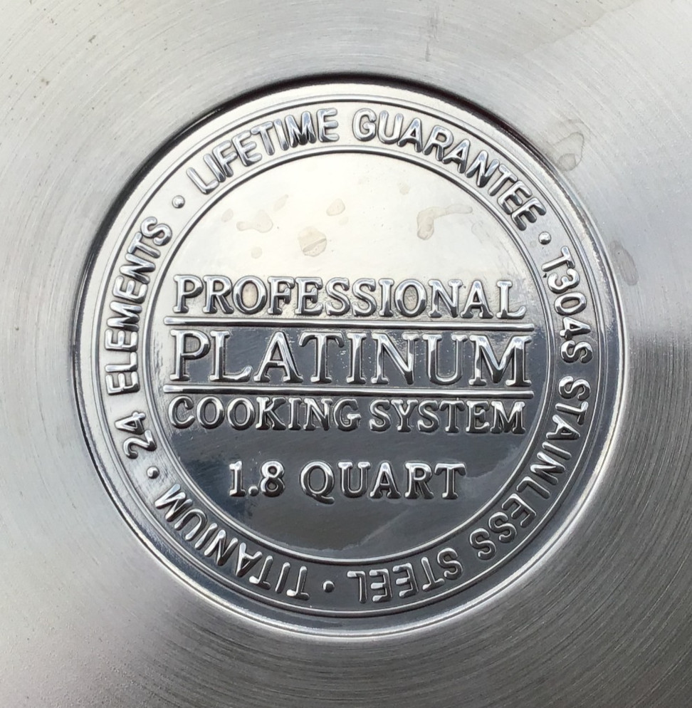 Lake Industries 21 Pc Stainless Steel Titanium Professional Platinum Cooking Sys