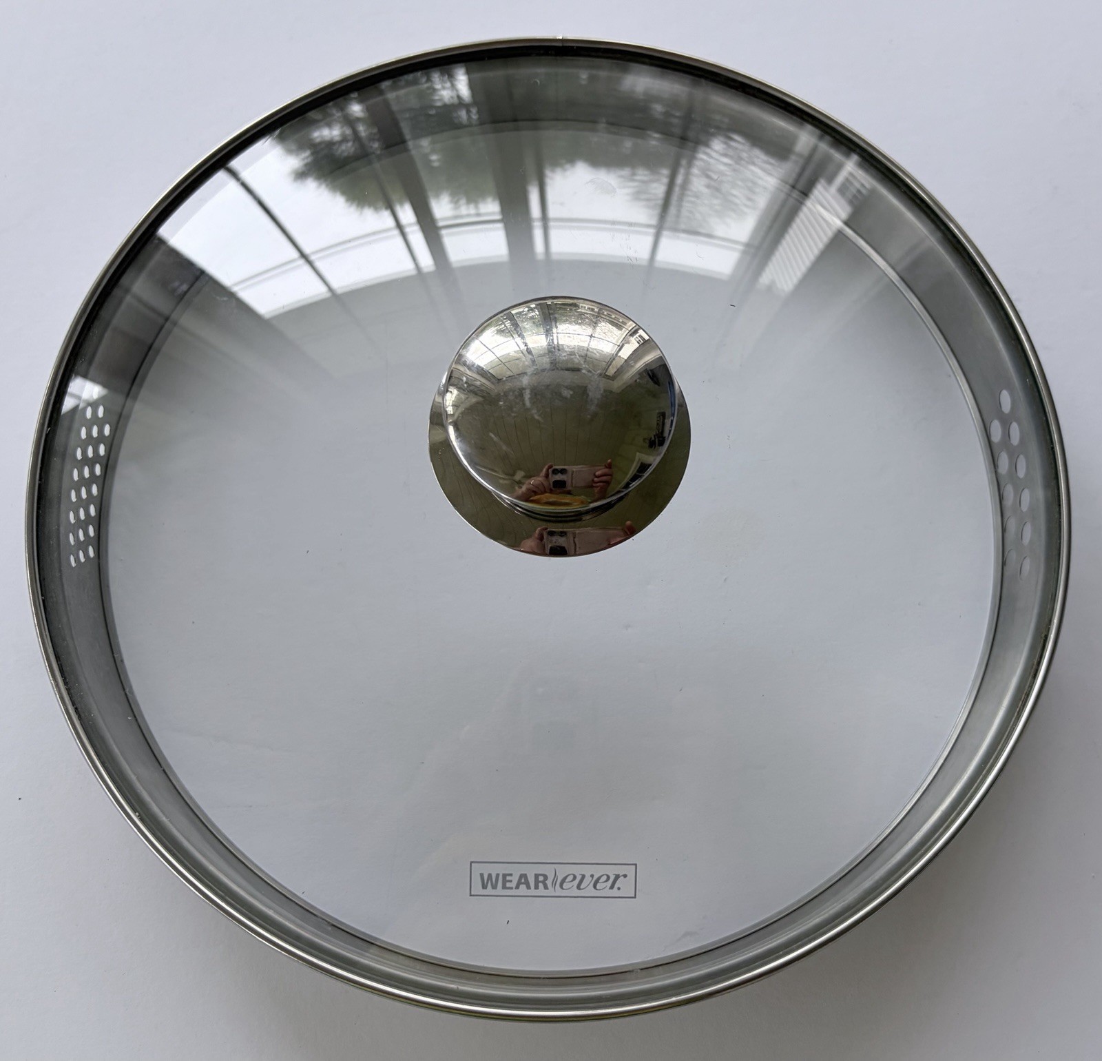 Wear Ever Fry Pan Pot Strainer Replacement Glass Lid 9 1/4″ ID & 9 3/4″ OD