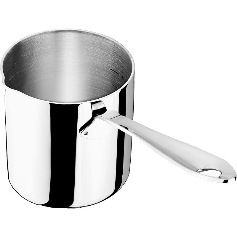 Butter Warmer Turkish Coffee Milk Warmer Pot 18/10 Stainless Steel Mini Saucepan
