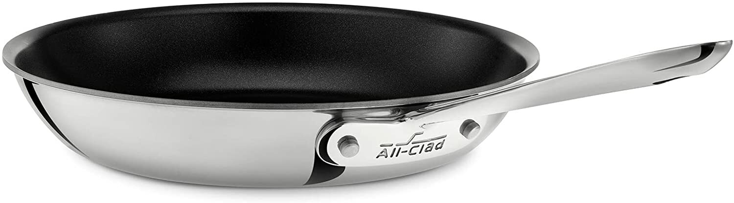 All-Clad D3 Polished Stainless Steel Non-stick 10-inch Fry-Pan