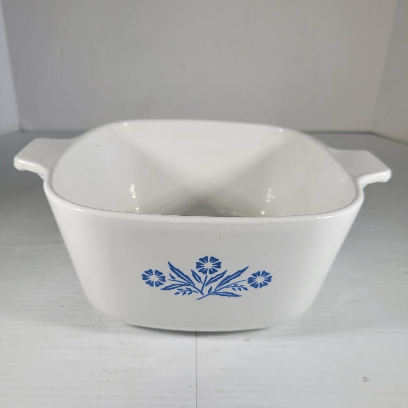 Corning Ware Blue Cornflower Casserole Dish 1.75 Qt NO LID Vintage P-1 3/4-B