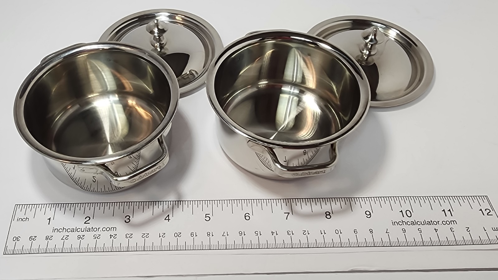 Cuisinart Stainless Steel Mini Dutch Ovens 2pack OB Model 7MS2-32(.32 Qt)