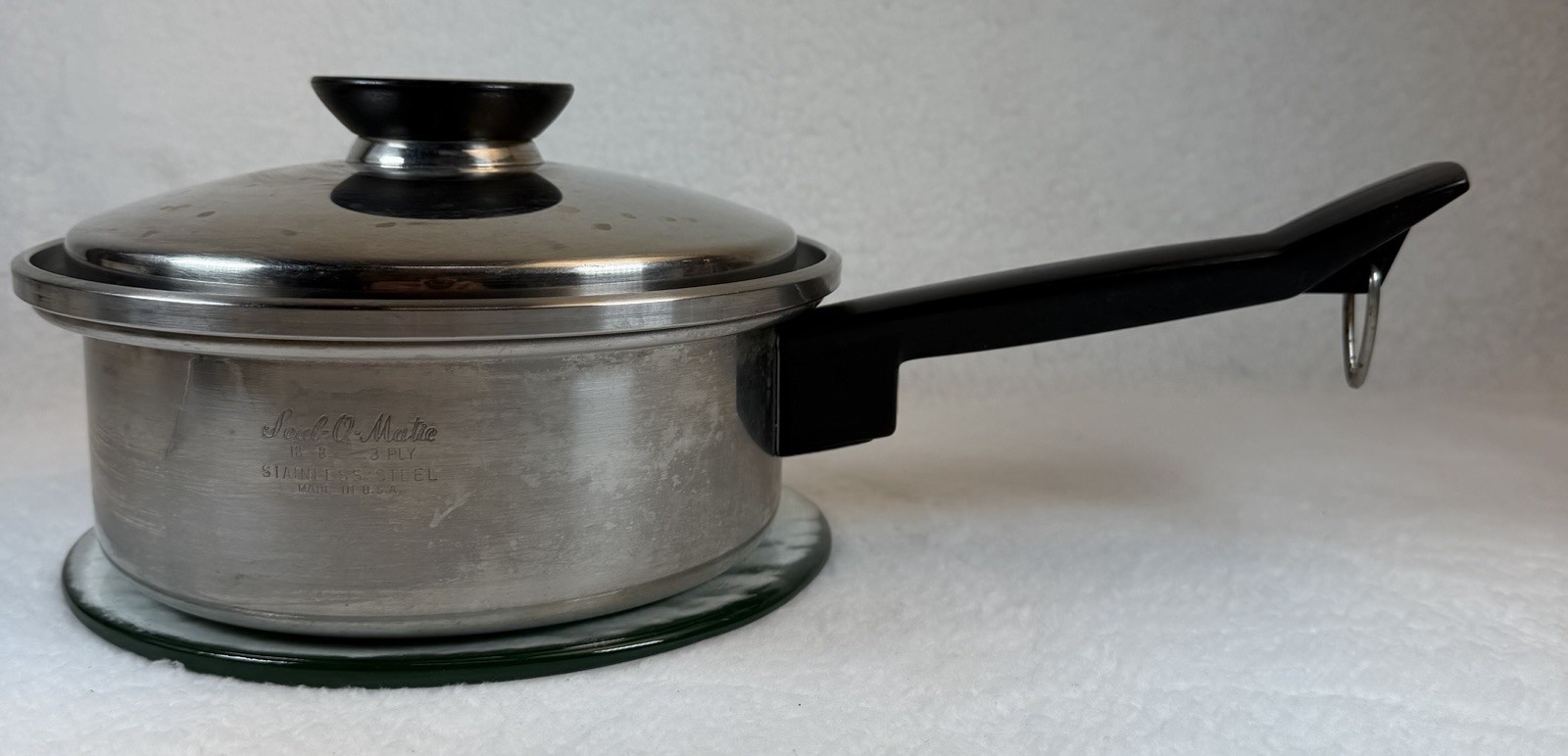 VTG Seal-O-Matic 18-8 3Ply Thermium Multi-Plex Stainless Steel Sauce Pan Heavy