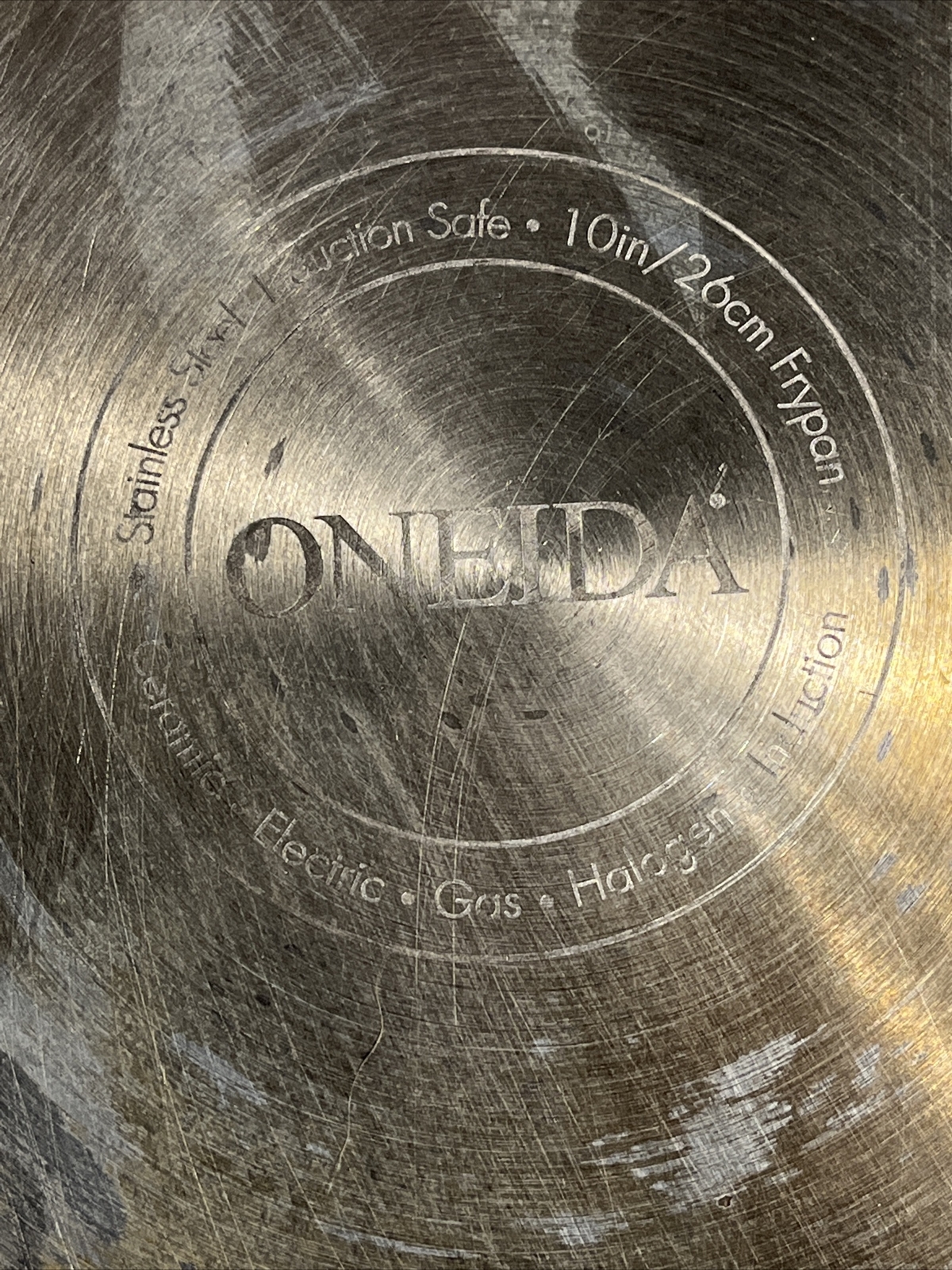 Oneida Skillet 10” Induction, gas, Elect, Halogen, Ceramic Stainless
