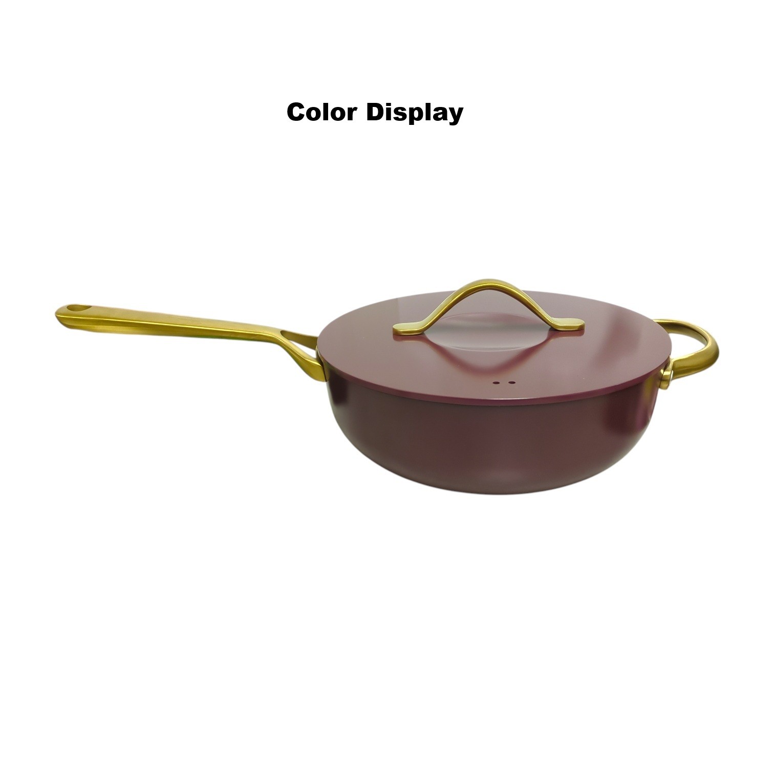 Member’s Mark 11-Piece Modern Ceramic Cookware Set, Burgundy