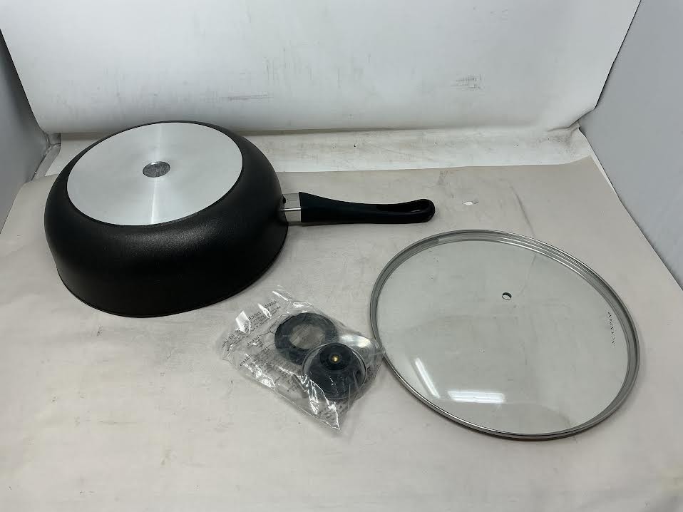 Scanpan Classic Deep Saute Pan, 4 Quart, Black