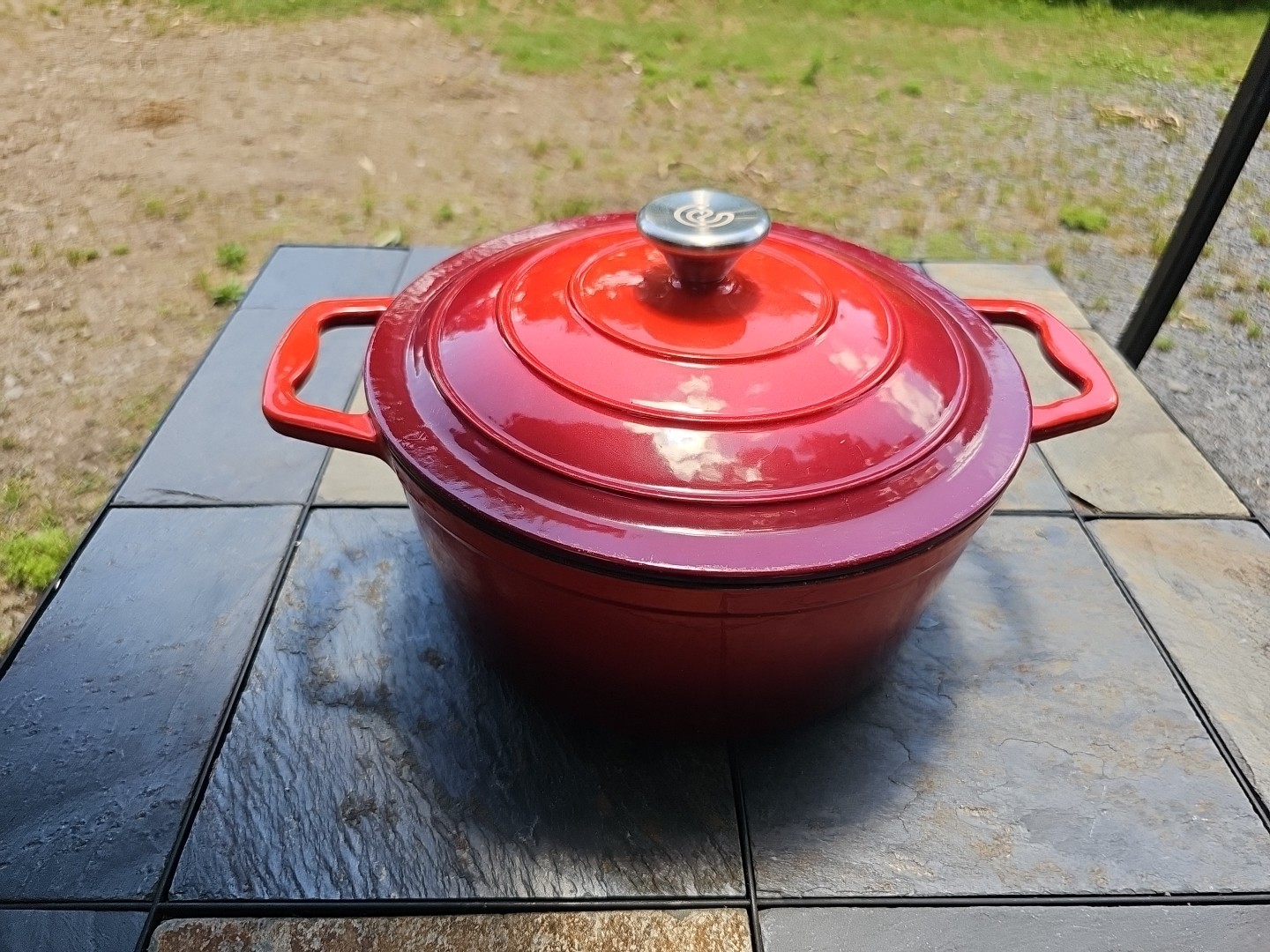 Cook Essentials Cast Iron Enamel Braiser Dutch Oven 10″ × 4.74″ deep NEW
