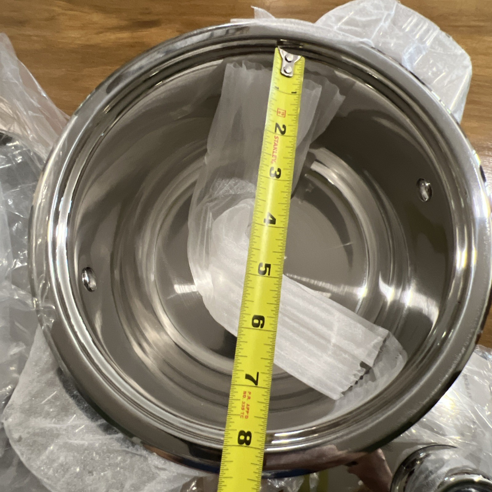 8 Pc Bachmayr Solingen Stainless Steel Pan Induction