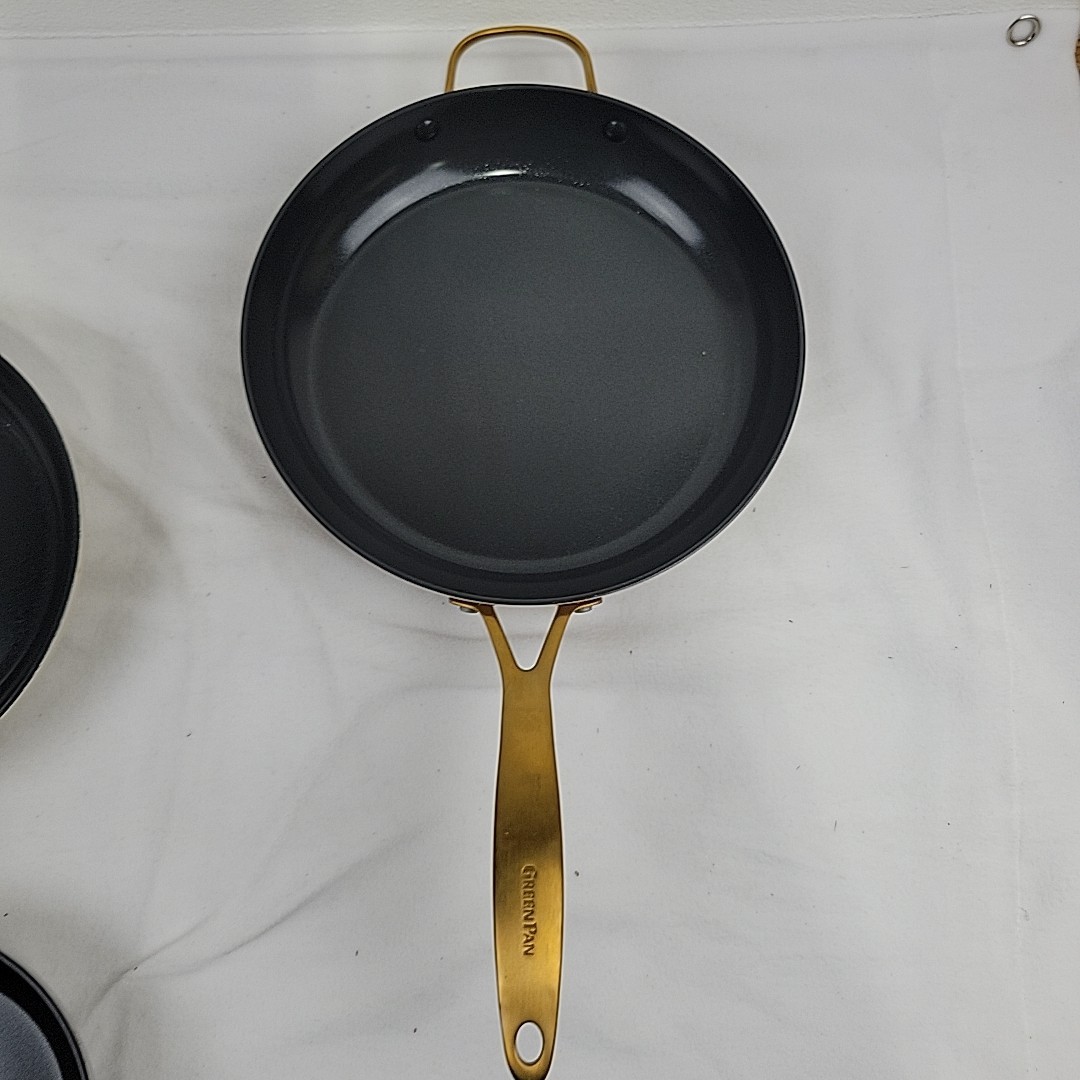 Greenpan Jewel Pro 3 Piece Set, 8″, 10″ & 12″ Frypans